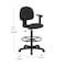 Flash Furniture Contemporary Drafting Chair, 20" L 42-3/4" H, Adjustable Padded, Fabric Seat BT-659-BLK-ARMS-GG - alternate 4